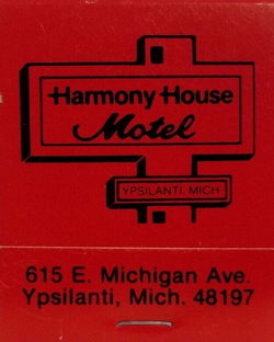 Harmony House Motel - Matchbook (newer photo)